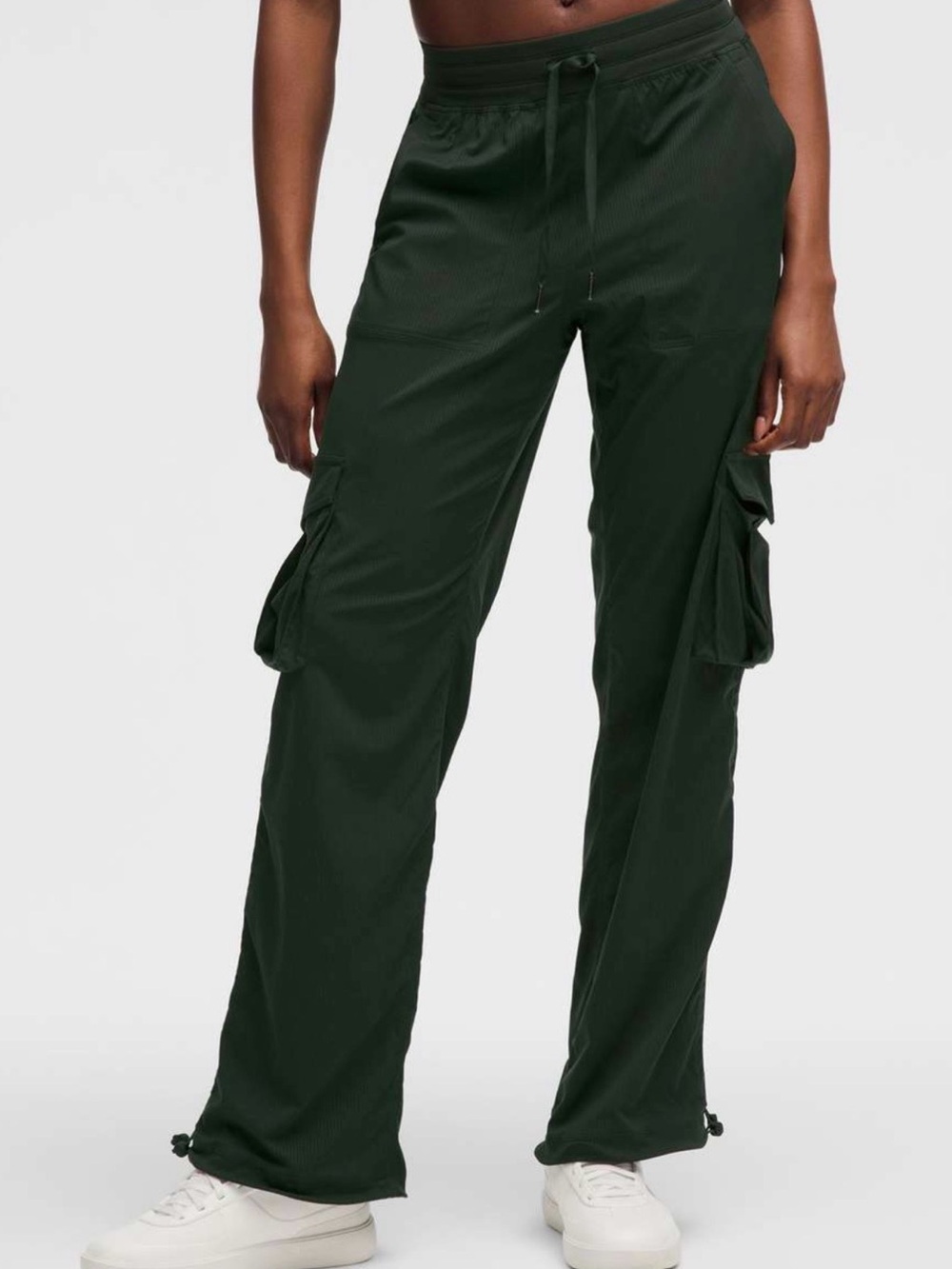 Lululemon Rainforest Green Dance Studio relaxed-fit mid-rise cargo pant XS